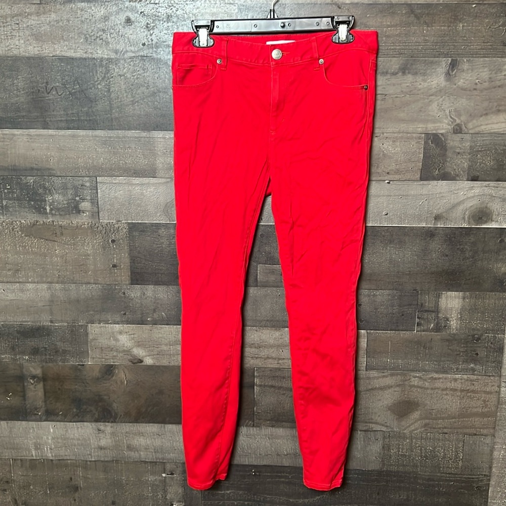 Red Ann Tylor LOFT Leggings